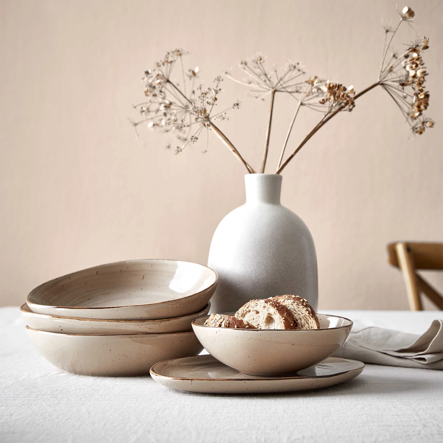 4x Schale 390ml FINCA In Beige 6 4x Schale 390ml FINCA In Beige – Bild 6