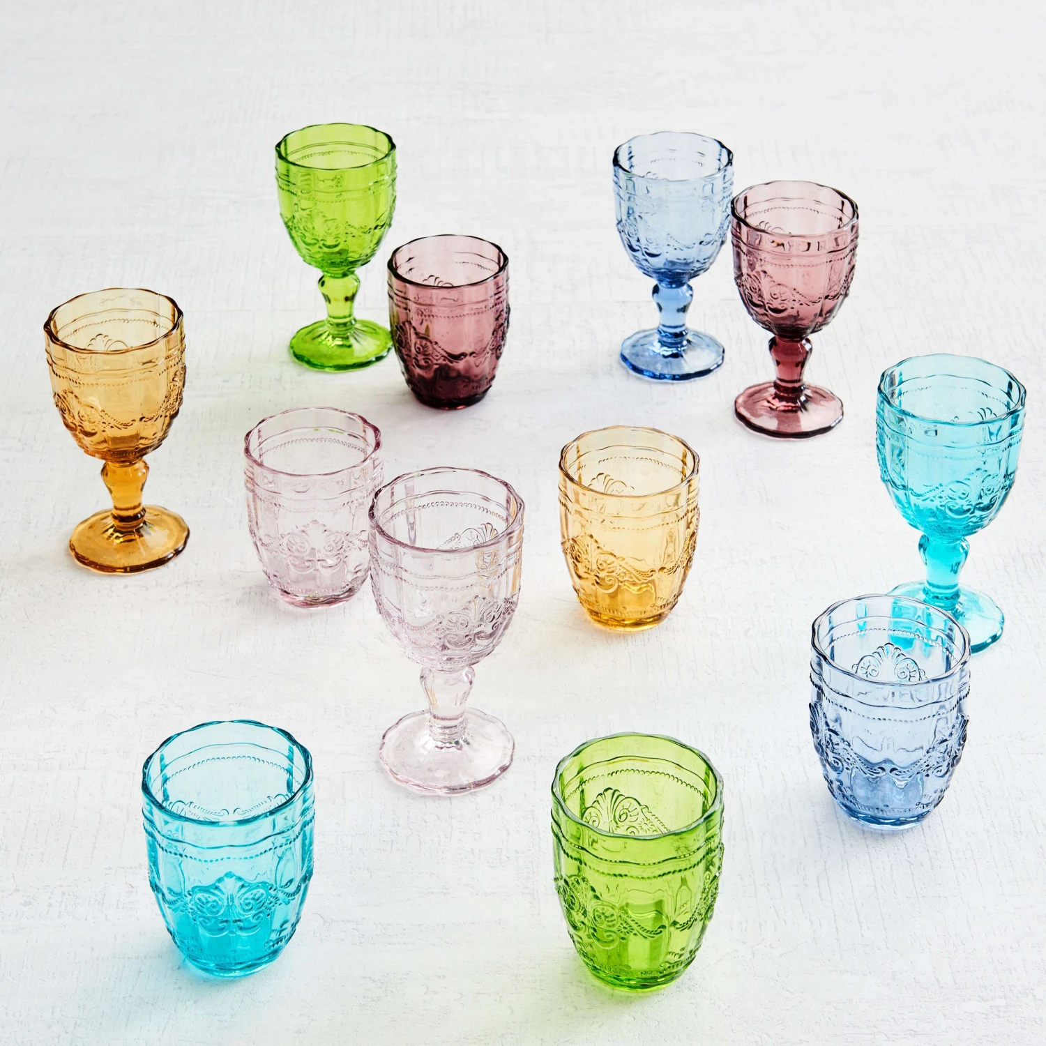 6x Gläser 250ml VICTORIAN In Grau 5 6x Gläser 250ml VICTORIAN In Grau – Bild 5