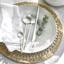 Besteck-Set 4-tlg. Matt STILETTO In Silber -Einrichtungsgeschäft butlers besteck set 4 tlg matt stiletto in silber 6