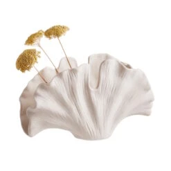 Deko-Objekt Blatt Höhe 21cm GINKGO In Creme 7 Deko-Objekt Blatt Höhe 21cm GINKGO In Creme -Einrichtungsgeschäft butlers deko objekt blatt hohe 21cm ginkgo in creme 2