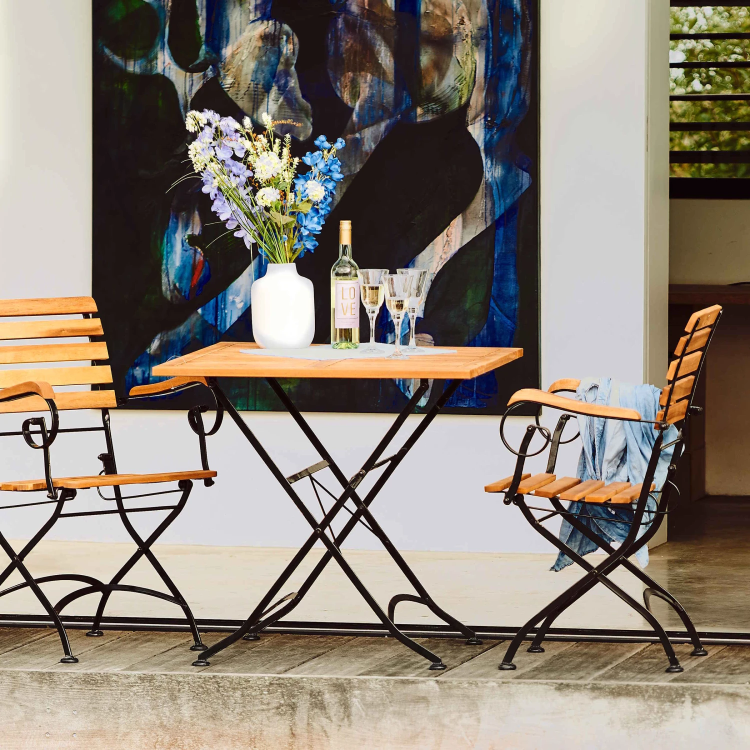 Gartentisch Klappbar PARKLIFE In Schwarz-Natur 8 Gartentisch Klappbar PARKLIFE In Schwarz-Natur – Bild 8