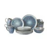 Geschirr-Set 16-tlg. HILDA In Dunkelblau