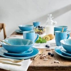 Geschirr-Set Zum Dinner 12-tlg. DE LA ROYA In Blau -Einrichtungsgeschäft butlers geschirr set zum dinner 12 tlg de la roya in blau 11