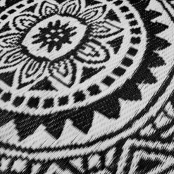 In- & Outdoor-Teppich Circles L 180 X B 118cm COLOUR CLASH In Schwarz-Weiß 11 In- & Outdoor-Teppich Circles L 180 X B 118cm COLOUR CLASH In Schwarz-Weiß -Einrichtungsgeschäft butlers in and outdoor teppich circles l 180 x b 118cm colour clash in schwarz weiss 4