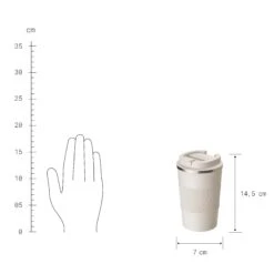 Kaffeebecher 380ml TO GO In Beige 9 Kaffeebecher 380ml TO GO In Beige -Einrichtungsgeschäft butlers kaffeebecher 380ml to go in beige 2