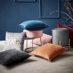 Kissen L 45 X B 45cm COTTON VELVET In Hellbraun 10 Kissen L 45 X B 45cm COTTON VELVET In Hellbraun -Einrichtungsgeschäft butlers kissen l 45 x b 45cm cotton velvet in hellbraun 3