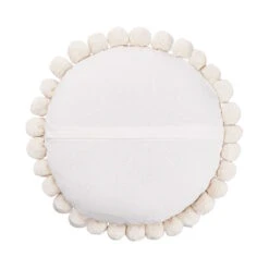 Kissen Ø45cm DAISY In Weiß -Einrichtungsgeschäft butlers kissen o45cm daisy in weiss 2