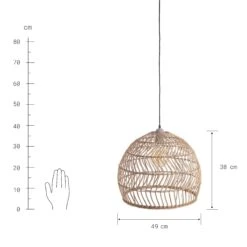 Lampenschirm Ø49cm CORBELLE In Natur -Einrichtungsgeschäft butlers lampenschirm o49cm corbelle in natur 2