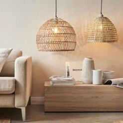 Lampenschirm Ø49cm CORBELLE In Natur -Einrichtungsgeschäft butlers lampenschirm o49cm corbelle in natur 7