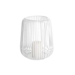 Laterne Höhe 25cm COCOON In Weiß -Einrichtungsgeschäft butlers laterne hohe 25cm cocoon in weiss 2