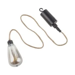 LED-Hängeleuchte Mit Jutekordel Und Aufhängung BULB LIGHT In Schwarz -Einrichtungsgeschäft butlers led hangeleuchte mit jutekordel und aufhangung bulb light in schwarz 5