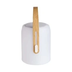 LED Leuchte Mit Bluetooth® Und Farbwechsel SOUND LOUNGE In Weiß-Hellbraun -Einrichtungsgeschäft butlers led leuchte mit bluetooth r und farbwechsel sound lounge in weiss hellbraun 10