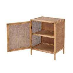 Nachttisch-Schränkchen Handgefertigt Aus Rattan BOHO LOUNGE In Natur -Einrichtungsgeschäft butlers nachttisch schrankchen handgefertigt aus rattan boho lounge in natur 6