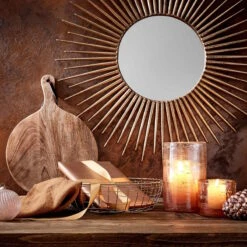 Spiegel Sonnenförmig Ø76cm DEL SOL In Gold -Einrichtungsgeschäft butlers spiegel sonnenformig o76cm del sol in gold 5