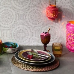 Teller Ø25cm SUMATRA In Hellgrün -Einrichtungsgeschäft butlers teller o25cm sumatra in hellgrun 6