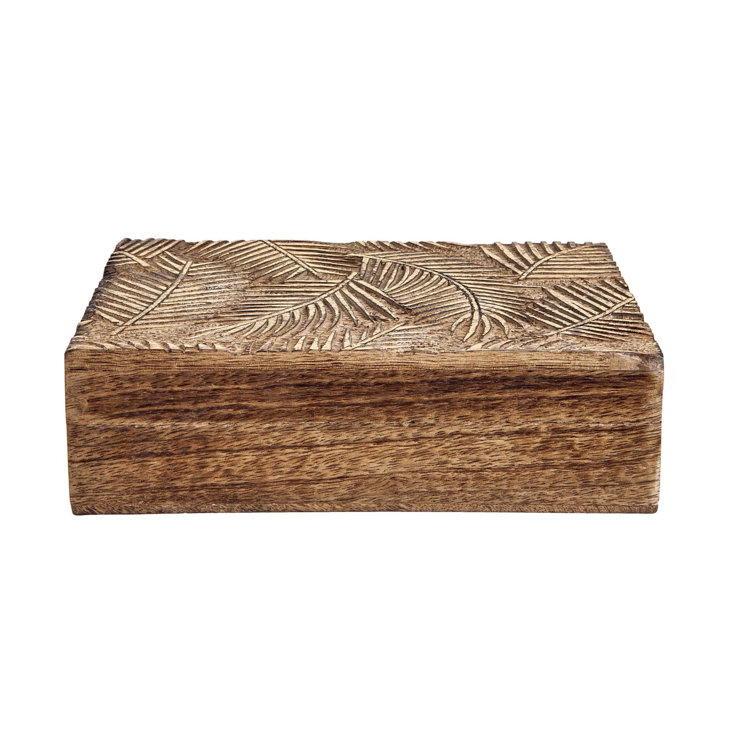 Truhe Mit Schnitzerei Rechteckig L 21 X B 13cm TREASURE In Hellbraun-Gold 3 Truhe Mit Schnitzerei Rechteckig L 21 X B 13cm TREASURE In Hellbraun-Gold – Bild 3