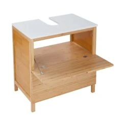 Waschbeckenunterschrank Mit Schublade WHITE SANDS In Natur-Weiß -Einrichtungsgeschäft butlers waschbeckenunterschrank mit schublade white sands in natur weiss 9