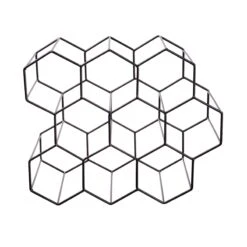 Weinregal Für 9 Flaschen L 36 X H 30cm CUBICLE In Schwarz -Einrichtungsgeschäft butlers weinregal fur 9 flaschen l 36 x h 30cm cubicle in schwarz 2