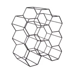 Weinregal Für 9 Flaschen L 36 X H 30cm CUBICLE In Schwarz -Einrichtungsgeschäft butlers weinregal fur 9 flaschen l 36 x h 30cm cubicle in schwarz 5