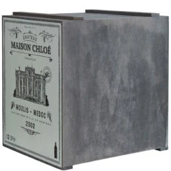 Weinregal VINOTHEK In Hellgrau -Einrichtungsgeschäft butlers weinregal vinothek in hellgrau 6