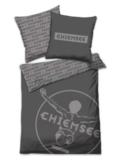 Chiemsee Renforcé-Bettwäsche-Set "Bora Bora" In Grau -Einrichtungsgeschäft chiemsee renforce bettwasche set bora bora in grau 2