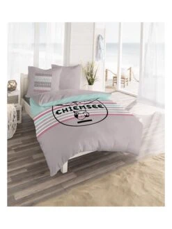 Chiemsee Renforcé-Bettwäsche-Set "Lanzarote" In Grau -Einrichtungsgeschäft chiemsee renforce bettwasche set lanzarote in grau 3