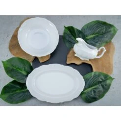 CreaTable Maria Theresia Servierset 3 Teilig In Weiß -Einrichtungsgeschäft creatable creatable maria theresia servierset 3 teilig in weiss 2