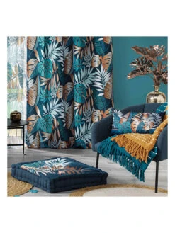 Sitzkissen "Terre Indigo" In Dunkelblau -Einrichtungsgeschäft douceur dinterieur sitzkissen terre indigo in dunkelblau 2