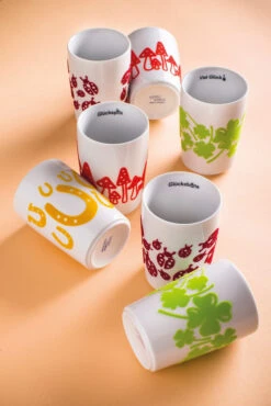 Glücksbotschafter Becher "touch! Kleeblatt" In Apfelgrün - 0,35 L -Einrichtungsgeschäft kahla glucksbotschafter becher touch kleeblatt in apfelgrun 0 35 l 6